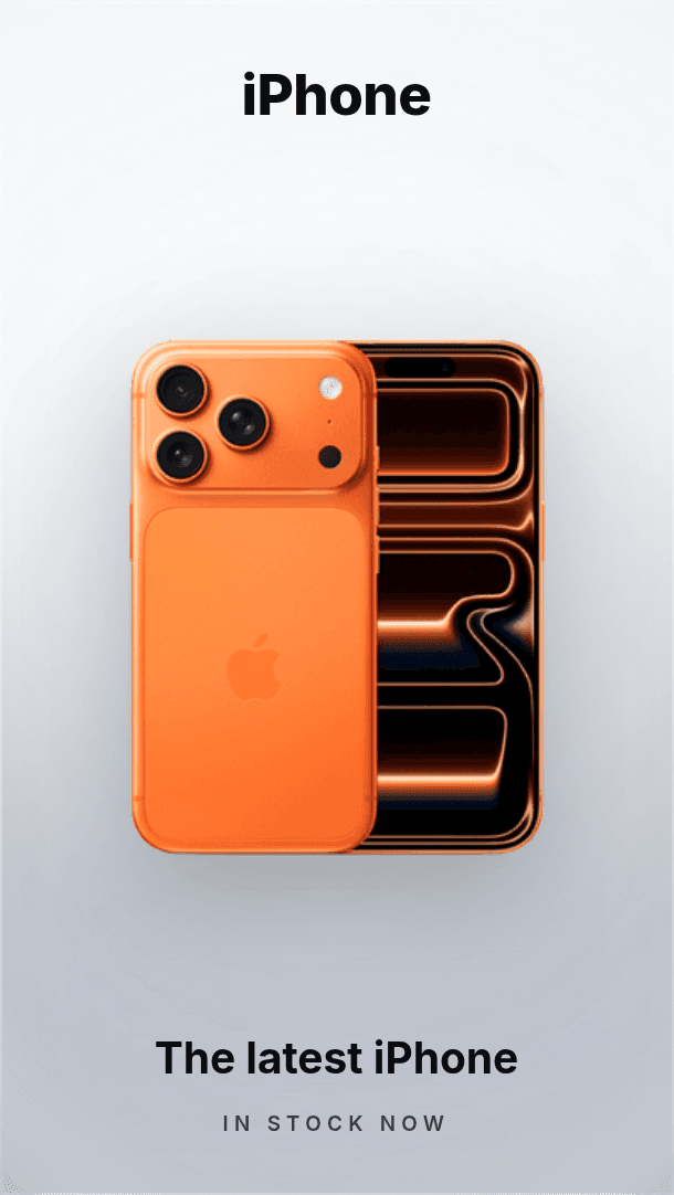 Apple — The latest iPhone